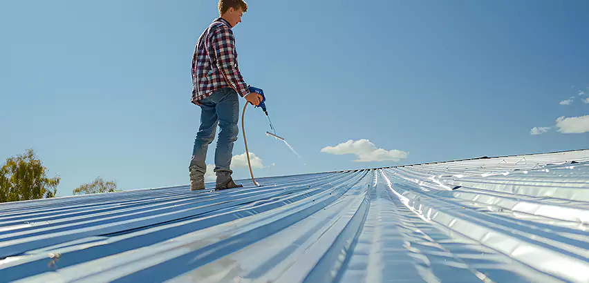 EPDM Roofing Installation Drip Edge in Brenham