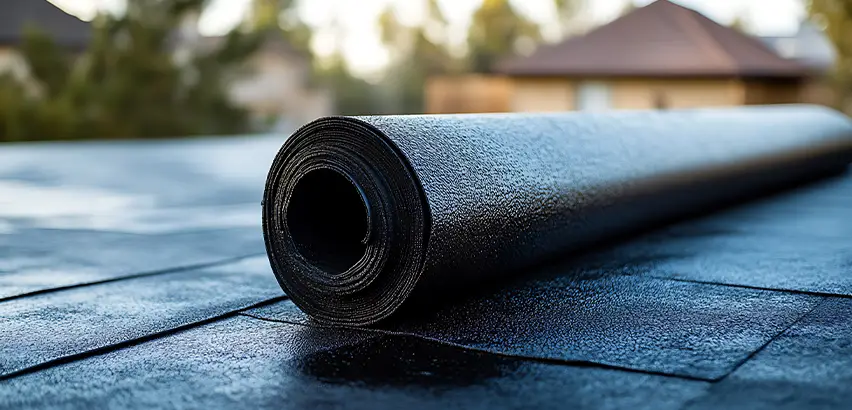 Rubber Flat Roof Replacement in Brenham