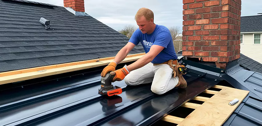 Metal Barn Roof Replacement in Brenham