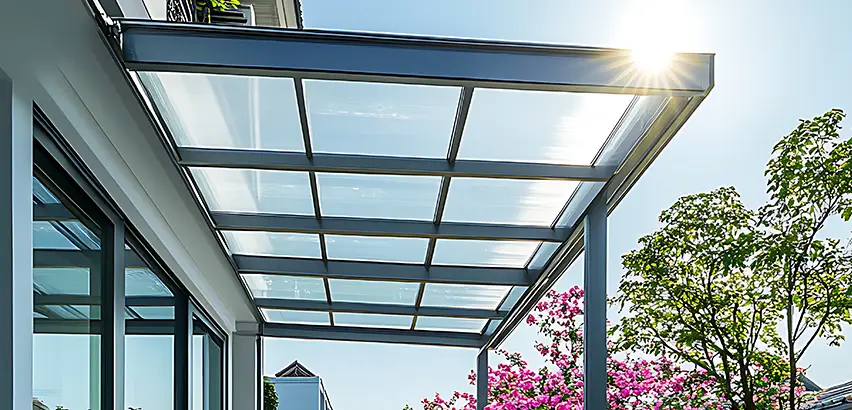 Glass Patio Roof Installation in Brenham