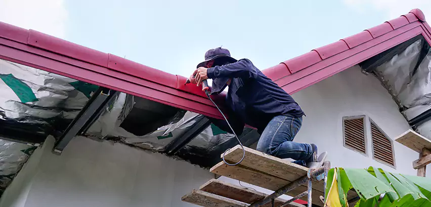 Residential Wind Damage Roof Repair in Brenham