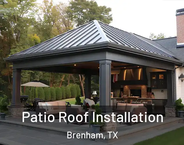  Patio Roof Installation Brenham, TX