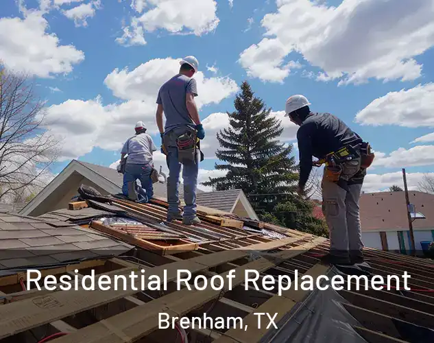  Residential Roof Replacement Brenham, TX